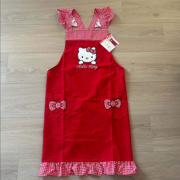 Sanrio Accessories - NWT Hello Kitty Gingham Apron